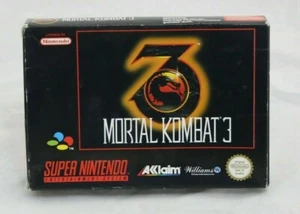 Mortal Kombat 3 PAL SNES  EUROPE ONLY WONT PLAY ON AMERICAN SNES CIB - Picture 1 of 7