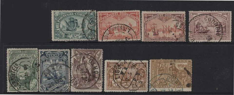 (F114-23) 1898 Portugal set extra route to India value to 150r reis   (MC25) — 第 1/1 张图片