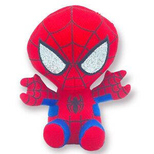 SPIDER-MAN ty co. 6" Beanie Baby 2018 Marvel Spiderman Plush Stuffed Animal Toy 