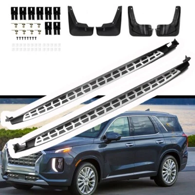2X Running Boards Side Step fit for Hyundai Palisade 2019-2024 Nerf Bar - Image 1 of 4