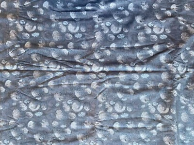 DAVID TEXTILES FABRIC~Beth Bruske~BROWN CIRCULAR SWIRLS~4.6 yds~ COTTON~ - Image 1 of 3