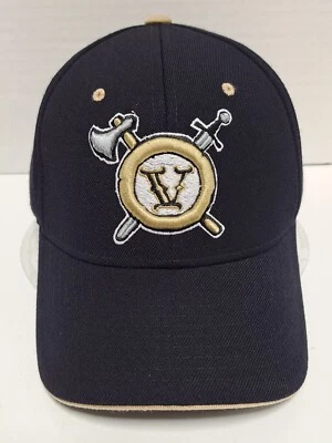 NCAA Idaho Vandals Football Zephyr Fitted Hat Size 7 5/8 Cap Black Rare Logo - Image 1 of 4