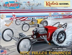 Atlantis 13103 Keelers Kustoms Kent Fuller F/E Dragster plastic model kit 1/25 - Picture 1 of 1