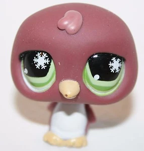 Ojos copo de nieve de pingüino ciruela Littlest Pet Shop #761 LPS - Imagen 1 de 3