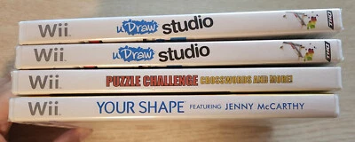 Lot of 4 Brand New Sealed Nintendo Wii Games - Image 1 of 4