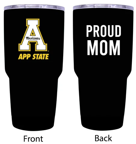 App State Mountaineers Proud Mom/Dad College Logo 16oz Insulated Steel Tumblers Cover