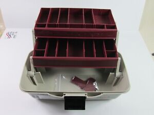 Flambeau W1627 Tackle Box 2 Tray 26 Divided Pockets for Lures & Tackle