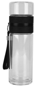 BULK (25pcs) - Portable Double Wall Glass Tea Infuser Travel  - Picture 1 of 4