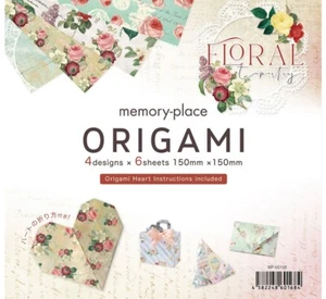New Memory Place 150mm x 150mm Origami Paper Floral Tapestry  - Picture 1 of 4