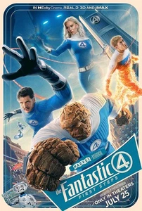 Fantastic 4 2025 poster movie 24x36 - Picture 1 of 1