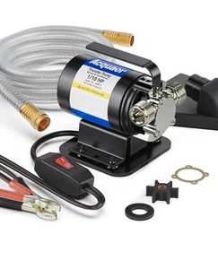 Acquaer TRB010 Wassertransferpumpe DC 12V 1/10HP tragbar elektrisch - Bild 1 von 17
