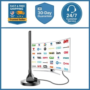 Antena De TV Fernseher Digital Para TV Para Interior HD Canales Gratuitos 1080P - Bild 1 von 10
