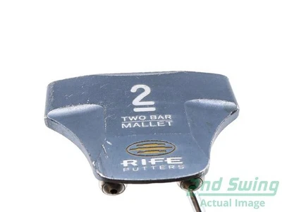 Guerin Rife Two Bar Mallet Offset Putter Steel Right 35.0in - Image 1 of 4