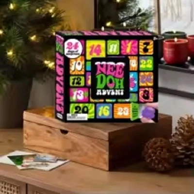 Nee Doh NeeDoh Squishy Advent Calendar - 24 Mini Squeeze Sensory Toys - New - Image 1 of 4