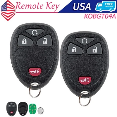 2 para 2006 2007 2008 2009 2010 2011 Chevrolet HHR controle remoto chaveiro transmissor 4B - Imagem 1 de 4