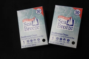 Lot of 2 SeaBreeze classic clean toning & clarifying moisture bar 6.5 oz each - Picture 1 of 3