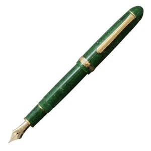 PLATINUM Fountain pen Size M " Emerald " PTB-35000S #45 14k Celluloid Green - Picture 1 of 10