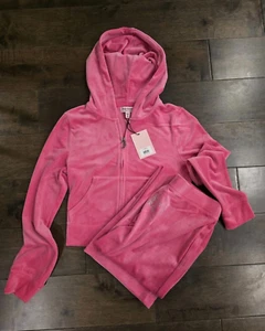 NEW Juicy Couture Velour Tracksuit Set Rhinestone pick your color-size fast ship - Picture 1 of 63