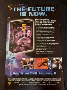 Lanzamiento en DVD BABYLON 5 Temporada Cuarta ~ Página de cómic vintage Anuncio impreso 2004 - Imagen 1 de 1