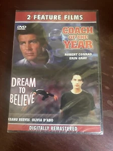 SEALED 2 Feature Films Coach Of The Year And Dream To Believe DVD*FREE SHIPPING* - Picture 1 of 2