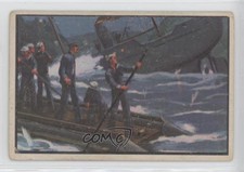 1954 Bowman US Navy Victories Blue Back Hobson Sinks Ship #40 z6d