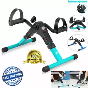 3 in1 Folding Mini Pedal Exercise Bike Arm Resistance Cycle Fitness Exerciser - Picture 1 of 10