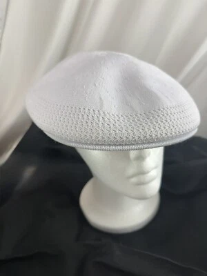 Шляпа мужская Kangol большая белая вязаная тропическая 504 - Изображение 1 из 4