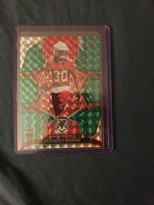 2022 Panini Mosaic Keaontay Ingram Green Mosaic Prizm RC #355 Arizona Cardinals