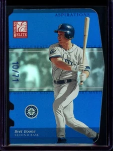 2003 Donruss Elite Aspirations #59 Bret Boone Blue Die-Cut /71 Mariners - Picture 1 of 2