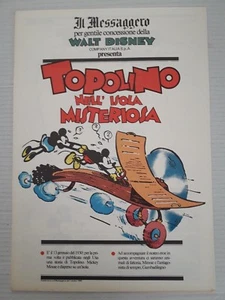 Walt Disney Der Bote Jahr 1989 Mickey Maus auf der geheimnisvollen Insel  - Bild 1 von 1