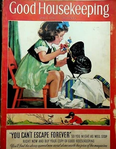 Good Housekeeping Magazine April 1938 Walt Disney Silly Symphonies Ogden Nash - Picture 1 of 4
