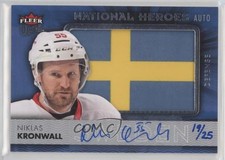 2014-15 Fleer Ultra /25 Niklas Kronwall #NH-NK Patch Auto