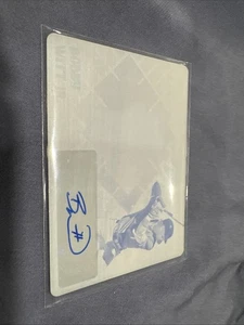2024 Leaf Trinity Baseball Bobby Witt Jr Autodruckplatte 1/1 Cyan The Cycle - Bild 1 von 2
