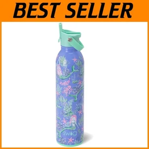 Under the Sea Stainless Steel Water Bottle - 26oz Insulated - Picture 1 of 7