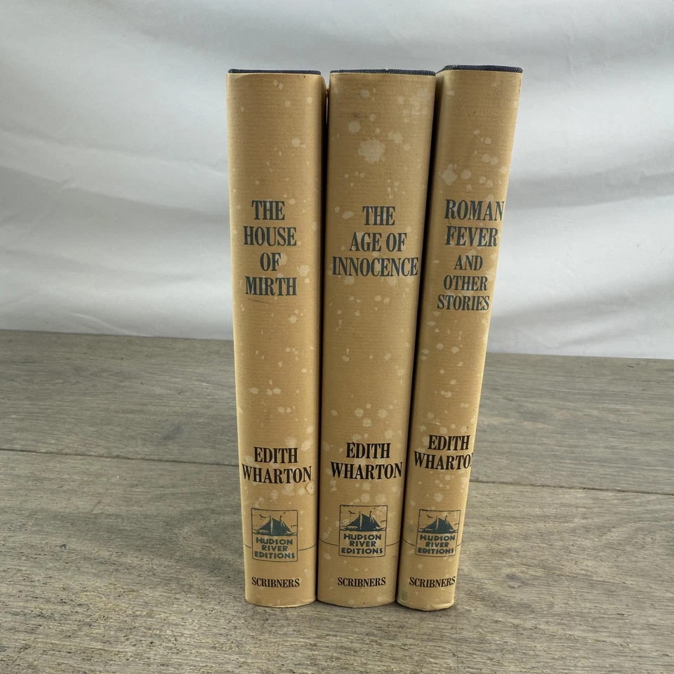 Vintage Edith Wharton Hardcover House of Mirth Age of Innocence Scribners Foto 1 de 4