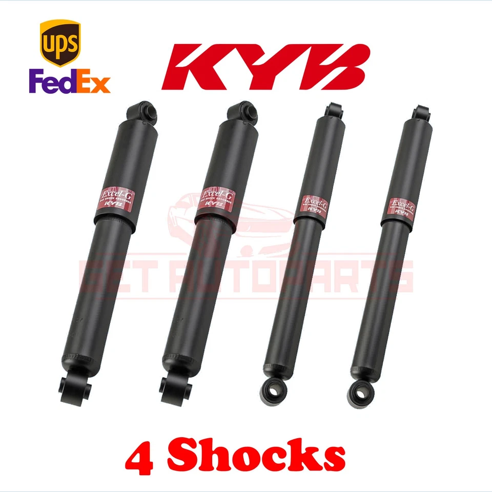 KYB Kit 4 Amortiguadores Delanteros Traseros para CHEVROLET P20 1968-72 GR-2/EXCEL-G Gas Cargado Foto 1 de 4