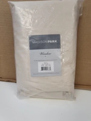 Cenefa de ventana Madison Park Emilia Twist Tab champán Foto 1 de 4