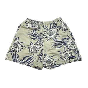Patagonia Baggies 4” Mesh Lined Green Floral Shorts Size XS Swim Trunks Outdoor - Picture 1 of 9