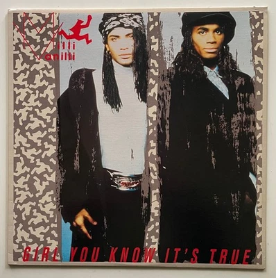 NEAR MINT Vtg 1989 MILLI VANILLI Album GIRL YOU KNOW ITS TRUE Vinyl RECORD Lp OG Foto 1 de 4