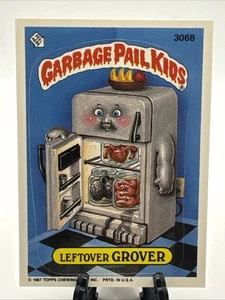 Garbage Pail Kids OS8 GPK 8th Series Leftover Grover Card 306b Green Slime Error - Picture 1 of 2