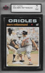 1971 TOPPS BASEBALL Merv Rettenmund #393 KSA 7 NM Baltimore Orioles - Picture 1 of 2