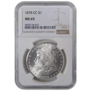 1878 CC Morgan Dollar MS 65 NGC Silver Uncirculated $1 Coin SKU:I17176 - Picture 1 of 4