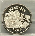 Christmas 1985 Kids in Toyland Dahlonega Mint Limited 1oz .999 Fine Silver Round