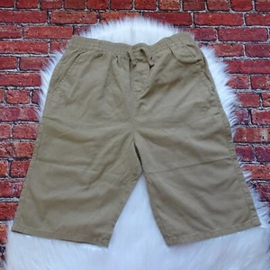 Levi's Boy's Slim Fit Shorts Tan Casual Cotton Elastic Waist Pull-On XL NWOT - Picture 1 of 8