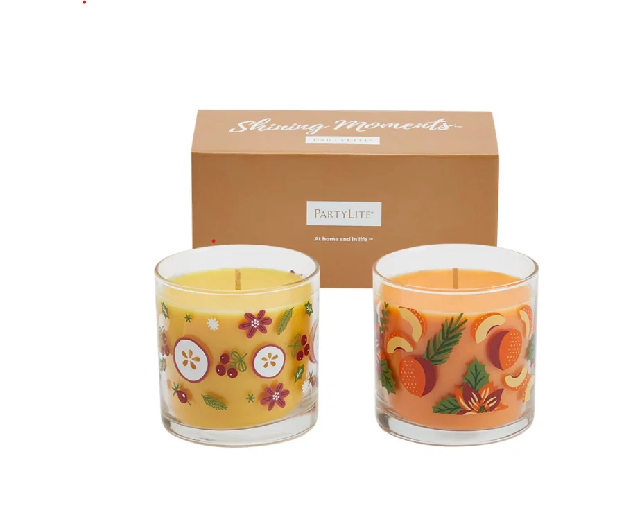 ❤️❤️ Duo minis pots fall sweet fall ❤️❤️   PARTYLITE - en stock - Photo 1/1