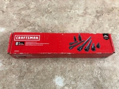 Craftsman CMMT99279 8pc SAE/METRIC 3/8" + 1/2" Pinless Impact Accessory Tool Set - Image 1 of 2