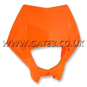 GENUINE KTM 125-525 EXC 2005-2007 Orange Plastic Headlight Lamp Mask Surround - Picture 1 of 1