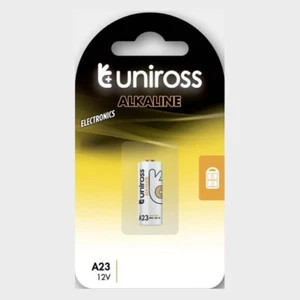 UNIROSS A23 Alkaline Battery 12V - 23A MN21 E23A LRV08 V23GA L1028 V23 Remote - Picture 1 of 4