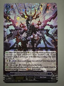 CARDFIGHT VANGUARD SOUL FUNERAL DRAGON NOCTURSIO (DARK STATES) DZ-BT06/006EN RRR - Picture 1 of 6