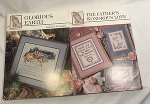 Lot 2 Praying Hands Christian Bible theme Cross Stitch patterns - Picture 1 of 9